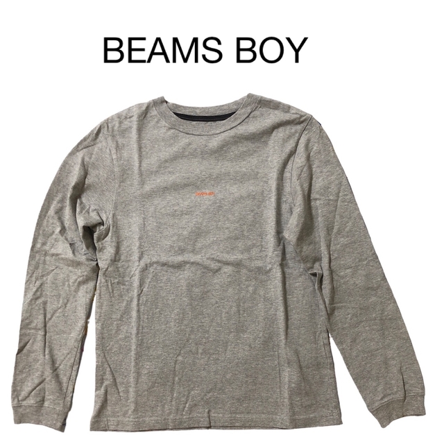 BEAMS BOY(ビームスボーイ)のBEAMS BOY ビームスボーイ　ロゴ刺繍　長袖　ロング　Tシャツ　カットソー レディースのトップス(Tシャツ(長袖/七分))の商品写真