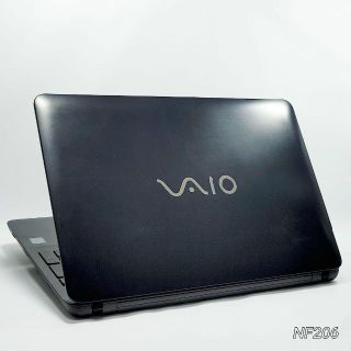 限定特価】人気VAIO黒ノートパソコン✨すぐ使える設定済❗カメラWiFi