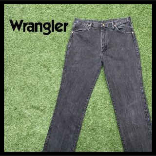 ラングラー(Wrangler)のラングラー 936WBK W34 L31 ブラック デニムジーンズスタイリッシュ(デニム/ジーンズ)