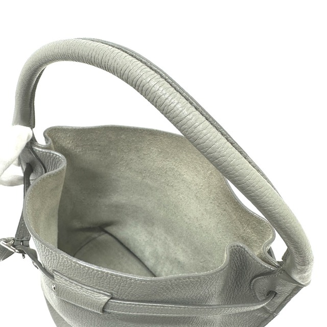 celine(セリーヌ)のセリーヌ CELINE ビッグバッグ バケット 187243 カバン 斜め掛け ハンドバッグ レザー グレー レディースのバッグ(ハンドバッグ)の商品写真