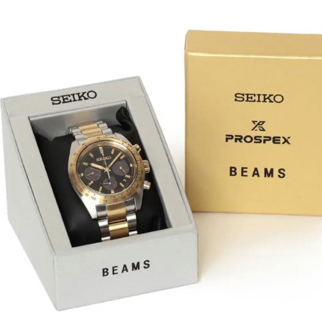 SEIKO PROSPEX BEAMS スピードタイマー ソーラークロノグラフ