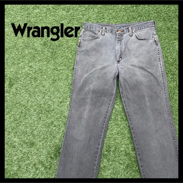 Wrangler(ラングラー)のラングラー 936WBK W34 L30 ブラック デニムジーンズスタイリッシュ メンズのパンツ(デニム/ジーンズ)の商品写真