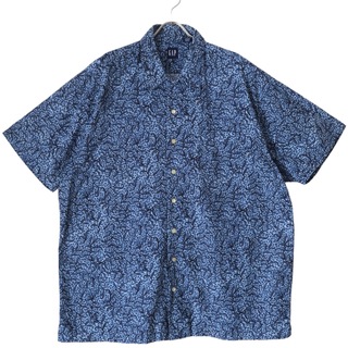 ギャップ(GAP)の00s GAP Blue Pattern Shirt(シャツ)