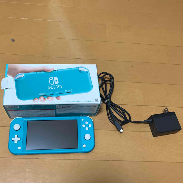 ニンテンドースイッチライト グレー 動作良好 新型スティック、保護