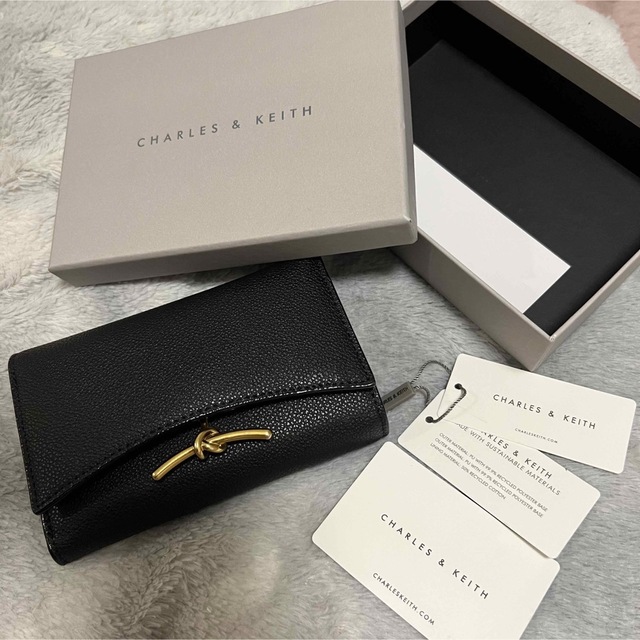 charles keith 黒 美品