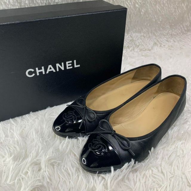 CHANELバレエシューズ　24cm