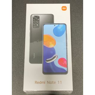 アンドロイド(ANDROID)の新品未開封　Xiaomi Redmi Note 11(スマートフォン本体)