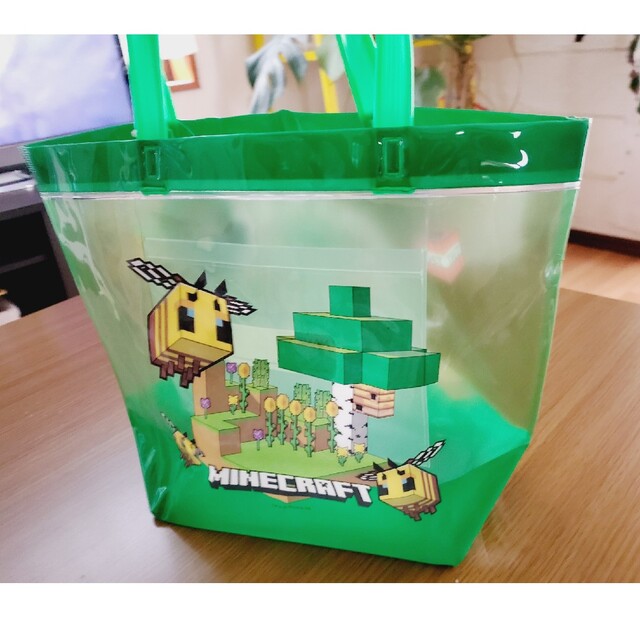 Minecraft　プールバッグ（クリーパー） キッズ/ベビー/マタニティの外出/移動用品(その他)の商品写真