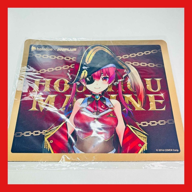 ホロライブ ANIPLUS限定 マウスパッド 宝鐘マリン 韓国限定 エンタメ/ホビーのおもちゃ/ぬいぐるみ(キャラクターグッズ)の商品写真