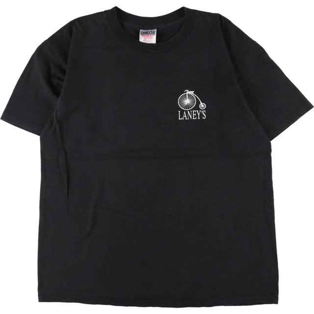 90年代 ONEITA 両面プリント プリントTシャツ USA製 メンズL ヴィンテージ /eaa338970