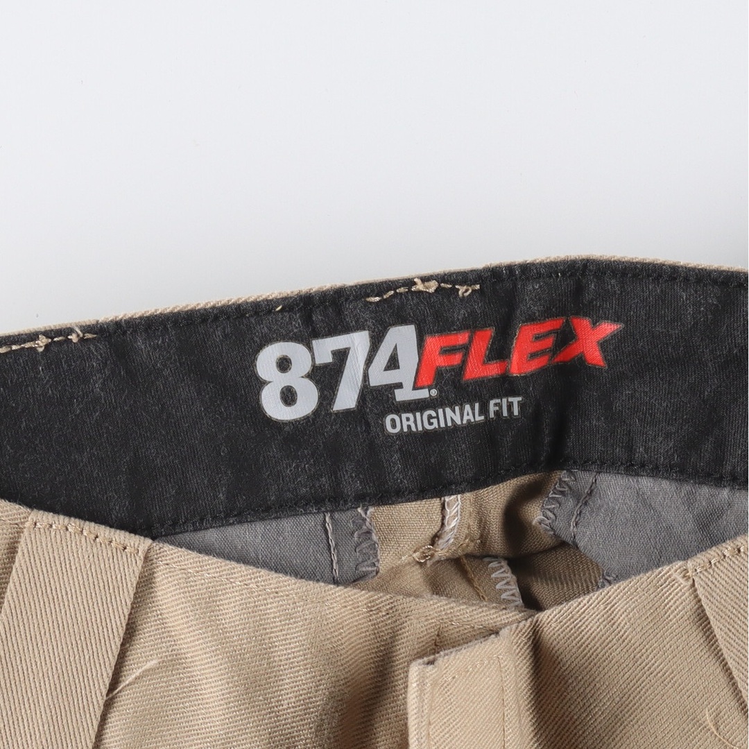 Dickies(ディッキーズ)の古着 ディッキーズ Dickies 874 FLEX ORIGINAL FIT ワークパンツ レディースL(w31) /eaa339209 レディースのパンツ(その他)の商品写真