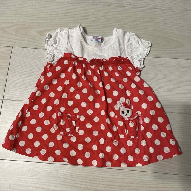 mikihouse(ミキハウス)のミキハウス　チュニック　 キッズ/ベビー/マタニティのキッズ服女の子用(90cm~)(Tシャツ/カットソー)の商品写真