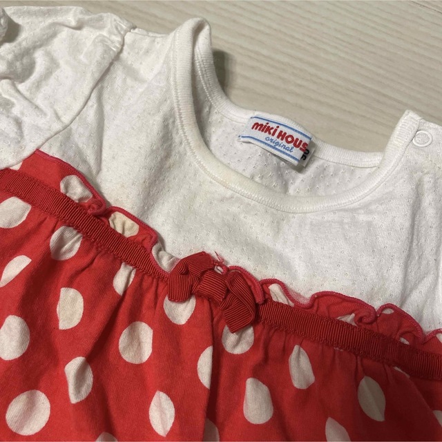 mikihouse(ミキハウス)のミキハウス　チュニック　 キッズ/ベビー/マタニティのキッズ服女の子用(90cm~)(Tシャツ/カットソー)の商品写真