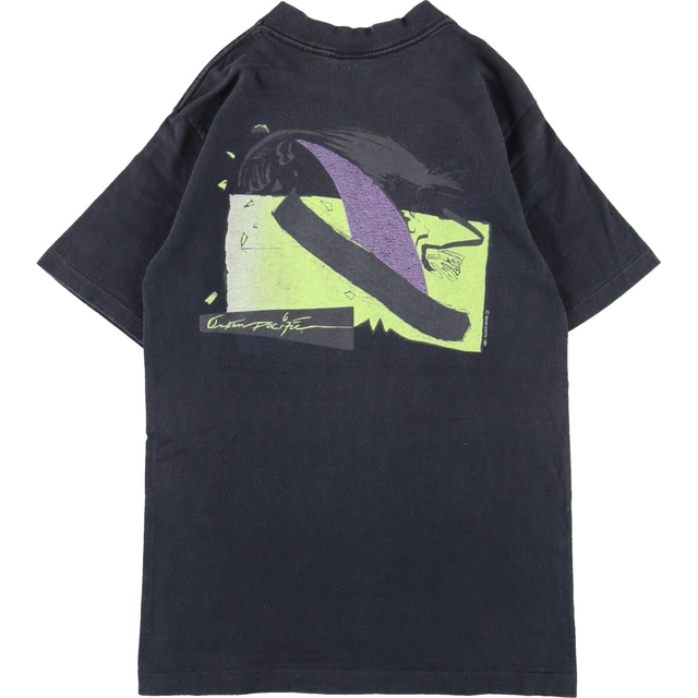 OCEAN PACIFIC(オーシャンパシフィック)の古着 90年代 オーシャンパシフィック Ocean pacific 銀タグ 半袖 プリントTシャツ メンズS ヴィンテージ /eaa338623 メンズのトップス(Tシャツ/カットソー(半袖/袖なし))の商品写真
