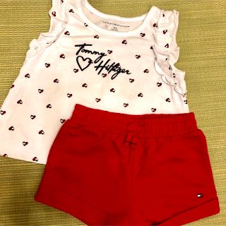 トミーヒルフィガー(TOMMY HILFIGER)のトミーヒルフィガー キッズ セットアップ(Tシャツ/カットソー)