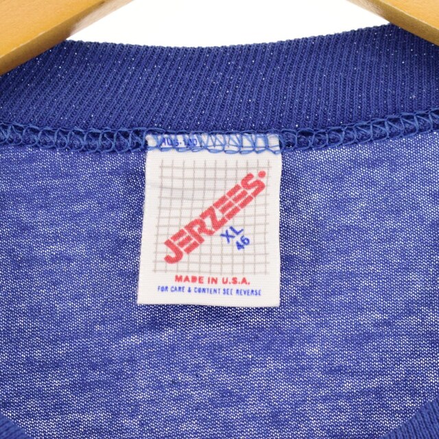 80年代 ジャージーズ Jerzees プリントTシャツ USA製 メンズL ヴィンテージ /eaa326504