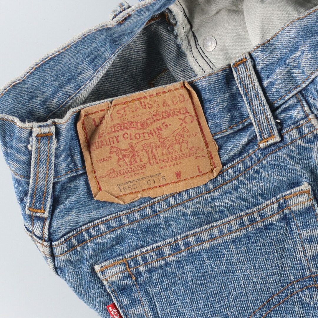 ~80年代 リーバイス Levi's 18501-0115 ジーンズ ストレートデニムパンツ USA製 レディースM(w26) ヴィンテージ /eaa339555