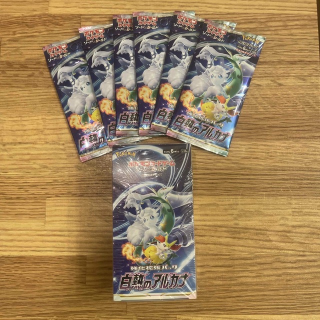 白熱のアルカナ シュリンク付き1BOX +6パック 白熱のアルカナ シュリンク付き1BOX +6パック