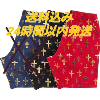 シュプリーム(Supreme)のsupreme 13ss Crosses Belted Short 赤 パンツ(ショートパンツ)