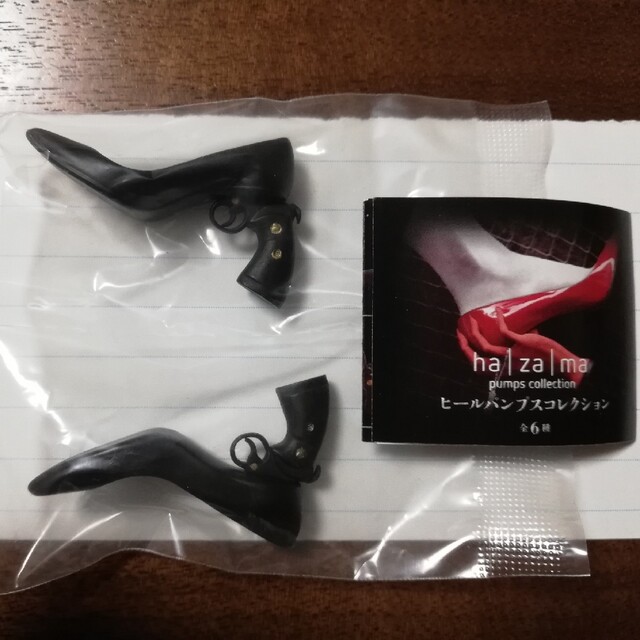 ha|za|ma ヒールパンプスコレクション 惹き鉄となる 黒・黒の通販 by