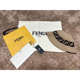 フェンディ(FENDI)のFENDI ハット　コットンハット　バゲットハット(ハット)