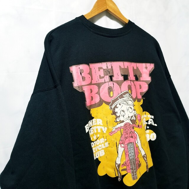 Betty Boop - ベティーブープ ベティちゃん 服 新品 トレーナー バイク ...