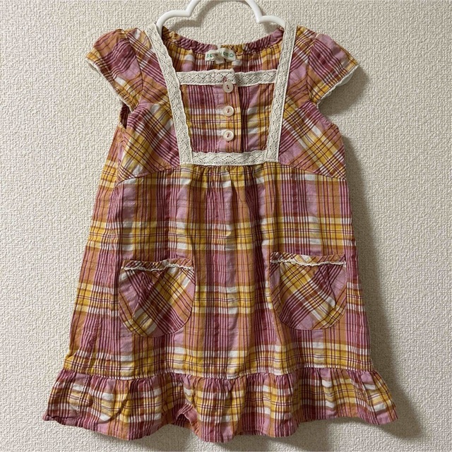 3can4on(サンカンシオン)の3can4on   ワンピース　95サイズ キッズ/ベビー/マタニティのキッズ服女の子用(90cm~)(ワンピース)の商品写真