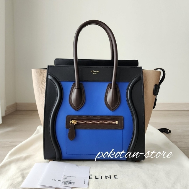 celine   美品セリーヌラゲージ マイクロショッパー マルチカラー