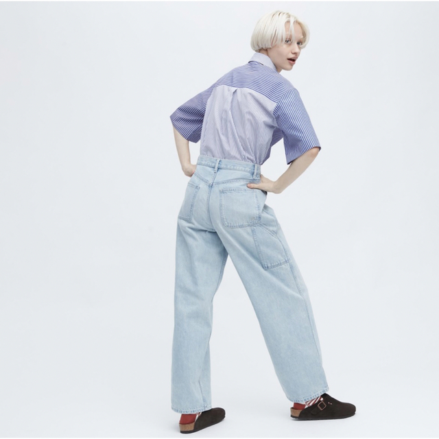 UNIQLO × jw Anderson denim painter pants