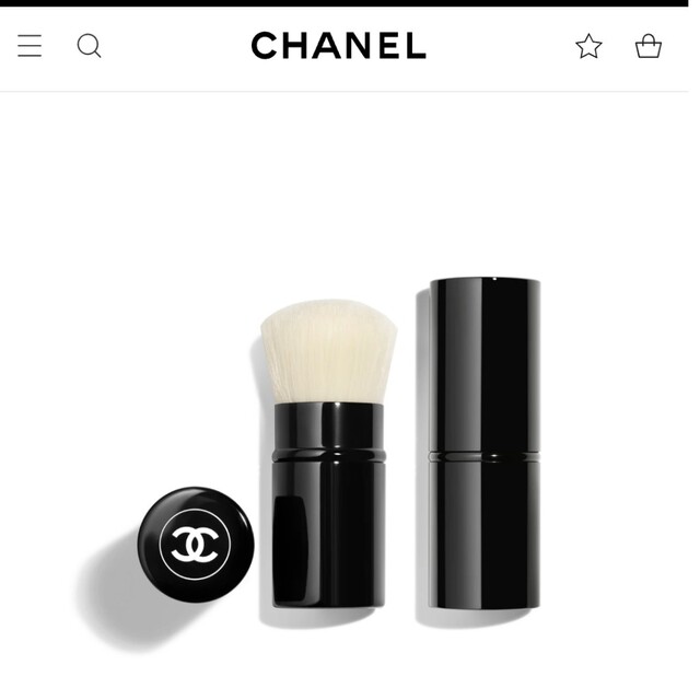 CHANEL(シャネル)のCHANEL パウダーブラシ コスメ/美容のメイク道具/ケアグッズ(チーク/フェイスブラシ)の商品写真