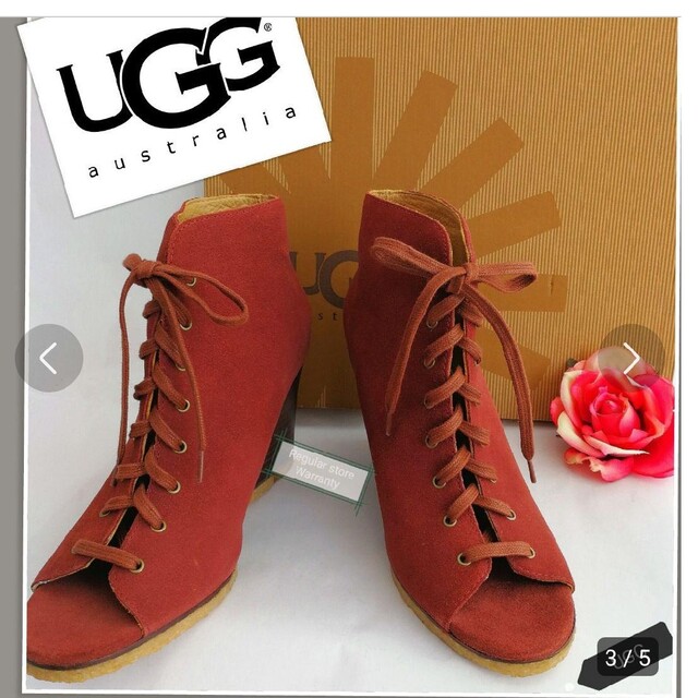 UGG(アグ)の65%オフ 新品❤定3.1万★UGG レースアップ シューズ　脚長効果抜群 レディースの靴/シューズ(サンダル)の商品写真