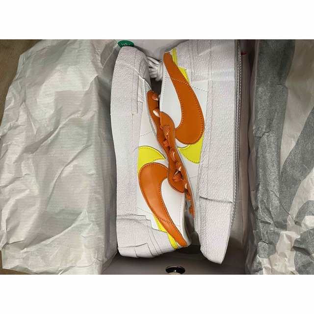 NIKE(ナイキ)のNIKE×sacai BLAZER LOW MAGMA ORANGE メンズの靴/シューズ(スニーカー)の商品写真