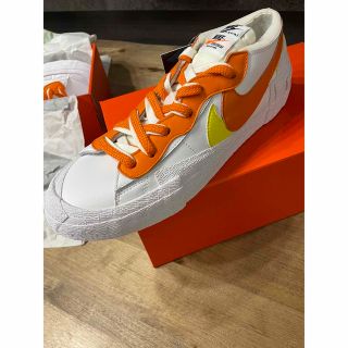 ナイキ(NIKE)のNIKE×sacai BLAZER LOW MAGMA ORANGE(スニーカー)