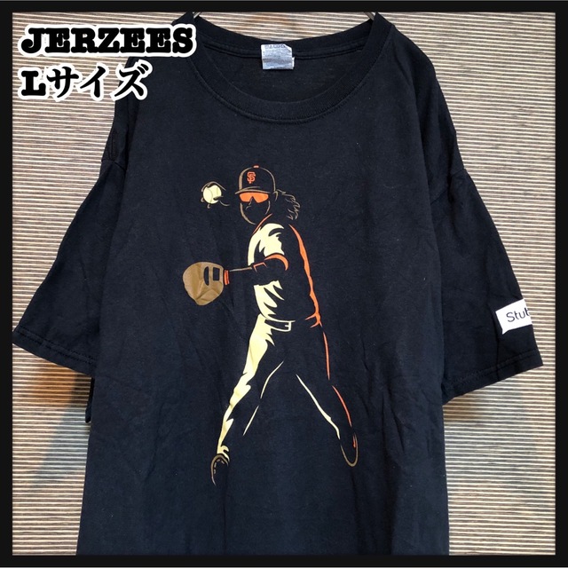 80s USA製 JERZEES baseball ベースボール tシャツ