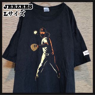 ジャージーズ(JERZEES)の【ジャージーズ】半袖Tシャツ　野球　ベースボール　送球　デカプリント47(Tシャツ/カットソー(半袖/袖なし))