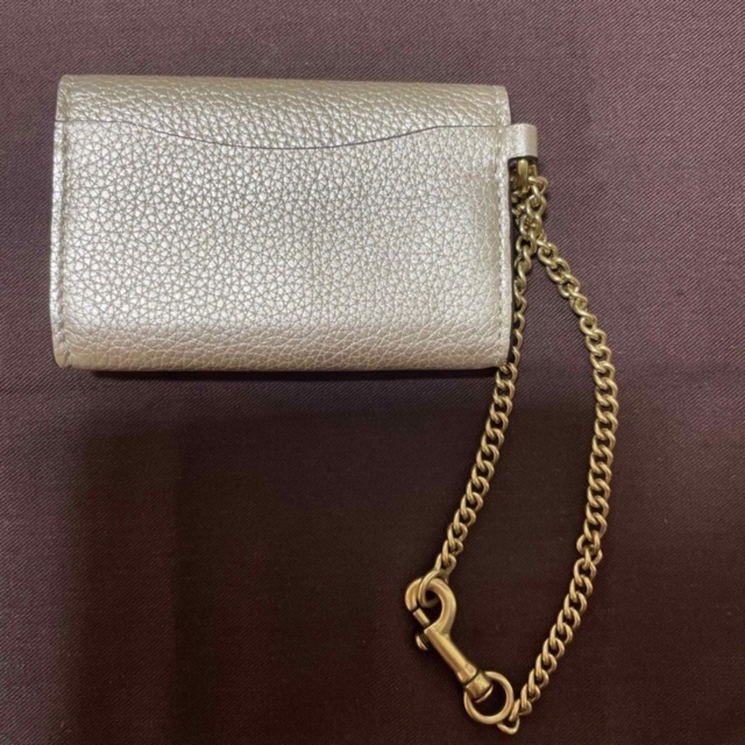 未使用 coachターンロックリストレットカードケース