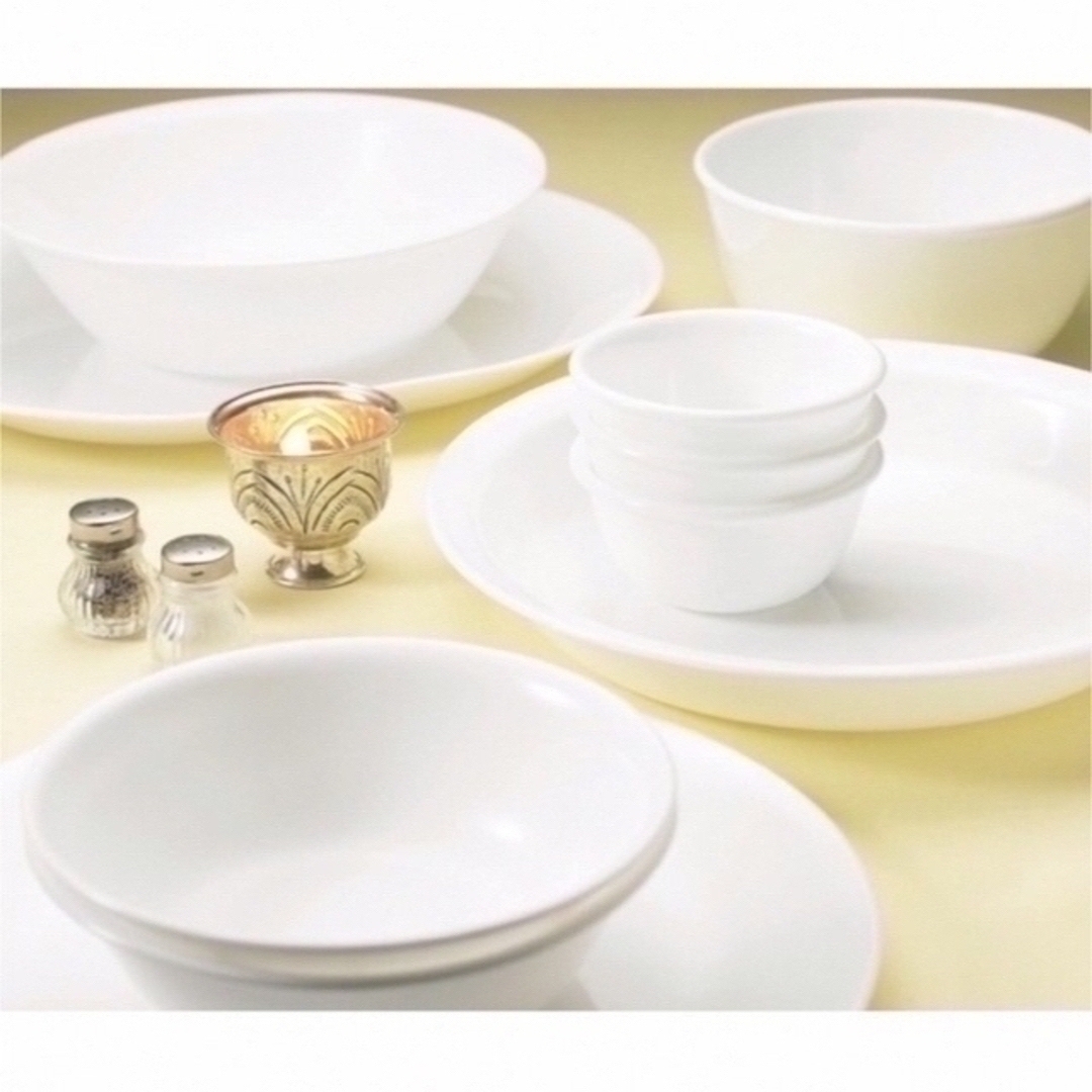 CORELLE(コレール)の【新品タグ付き】コレール ウィンターフロストホワイト 小鉢 ８個 インテリア/住まい/日用品のキッチン/食器(食器)の商品写真