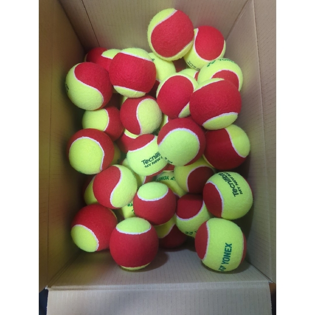 テニス　レッドボール47球 スポーツ/アウトドアのテニス(ボール)の商品写真