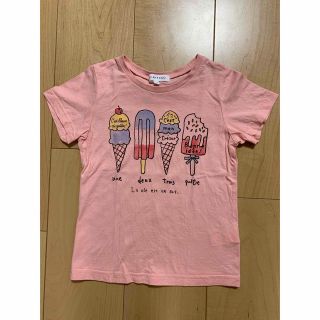 サンカンシオン(3can4on)の【110cm】3can4on   女の子　半袖Tシャツ(Tシャツ/カットソー)