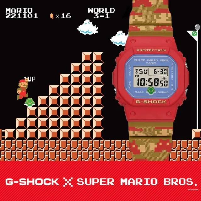 新品 SUPER MARIO スーパーマリオG-SHOCK