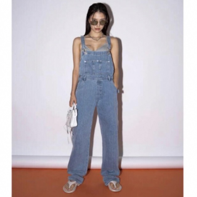 aclent Vintage loose denim overall