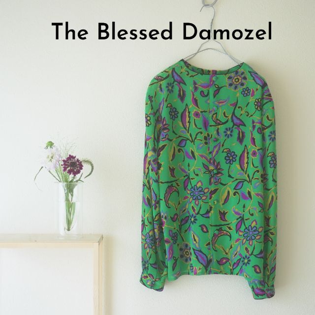 超特価 ◇The Blessed Damozel◇ 36 ボタニカル柄 ブラウス