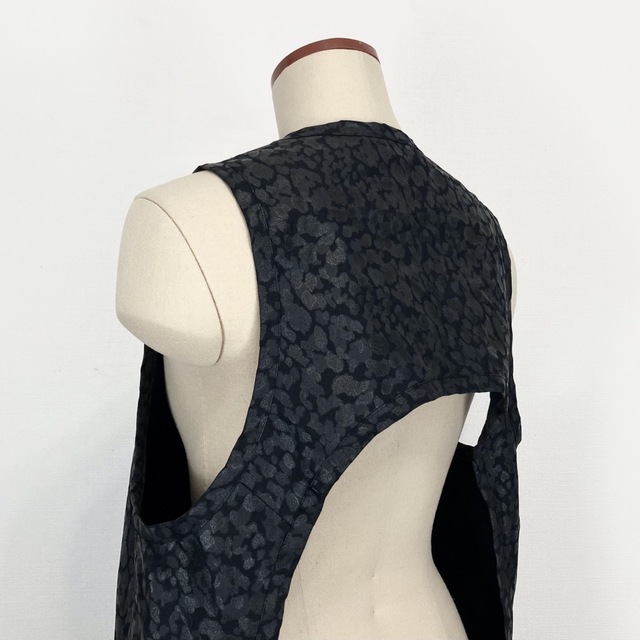 BLACK COMME des GARCONS - コムデギャルソン レオパード シワ加工