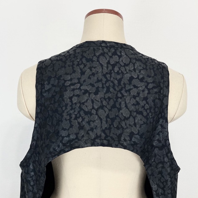 BLACK COMME des GARCONS - コムデギャルソン レオパード シワ加工