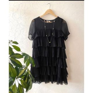 ★新品♡ティアードパーティードレス★(ミディアムドレス)