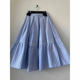 フォクシー(FOXEY)のフォクシースカート LE CIEL SKIRT 希少42 新品タグ付き(ロングスカート)