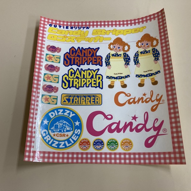 Candy Stripper(キャンディーストリッパー)のキャンディストリッパーステッカー2枚セット エンタメ/ホビーのおもちゃ/ぬいぐるみ(キャラクターグッズ)の商品写真