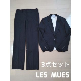 アオキ(AOKI)のAOKI　LES  MUES　パンツスーツ　ブラウス　3点セット(セット/コーデ)