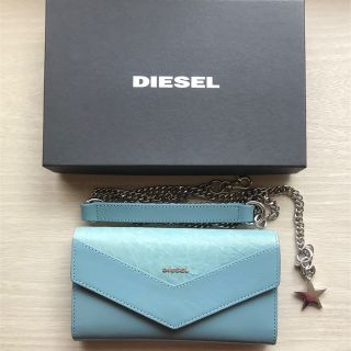 ［極美品］DIESEL 1DR ショルダーウォレット　長財布　レザー