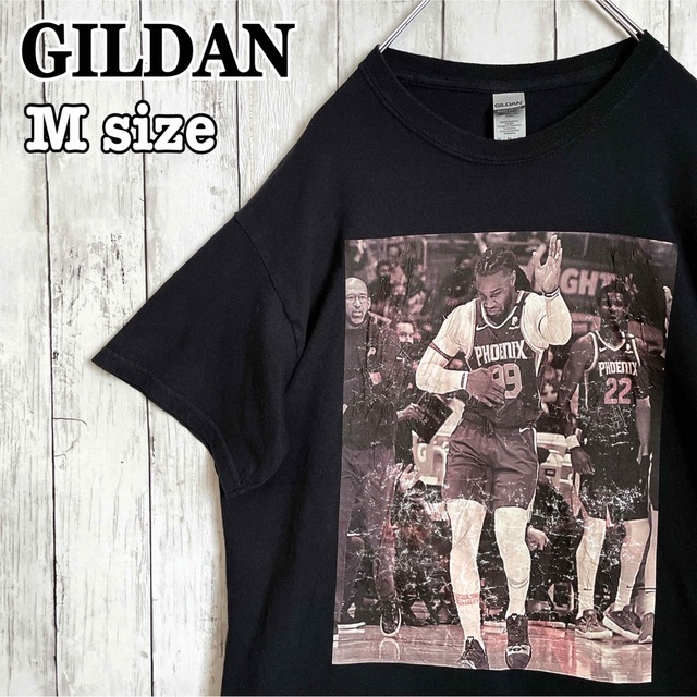GILDAN ギルダン フォトプリント 半袖 tシャツ バスケ ユニセックス古着 | フリマアプリ ラクマ